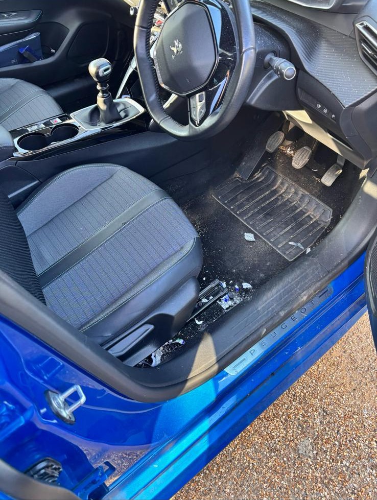 Peugeot interior valet – before detailing