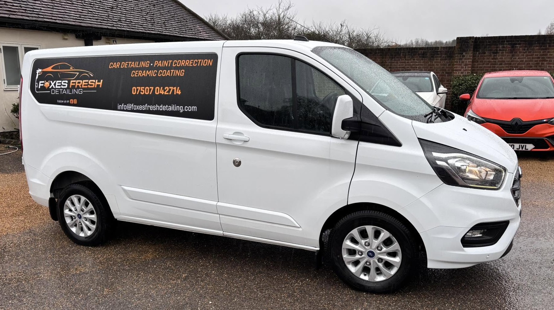 Stephen Fox's Foxes Fresh Detailing van ready for mobile vehicle detailing
